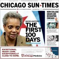 Portada de Chicago Sun-Times (USA)