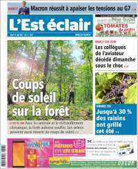 Portada de L'Est Eclair (Francia)