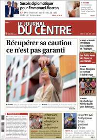 Portada de Le Journal du Centre (Francia)