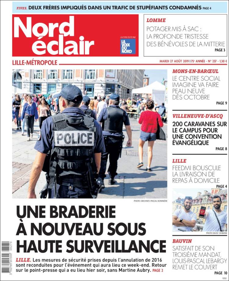 Portada de Nord Éclair (Francia)