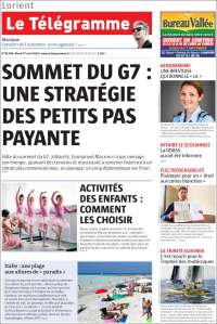 Portada de Télégramme (Francia)