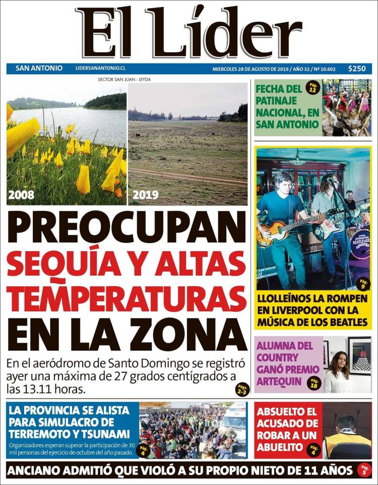 Portada de Lider de San Antonio (Chile)