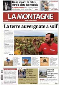 Portada de La Montagne (Francia)
