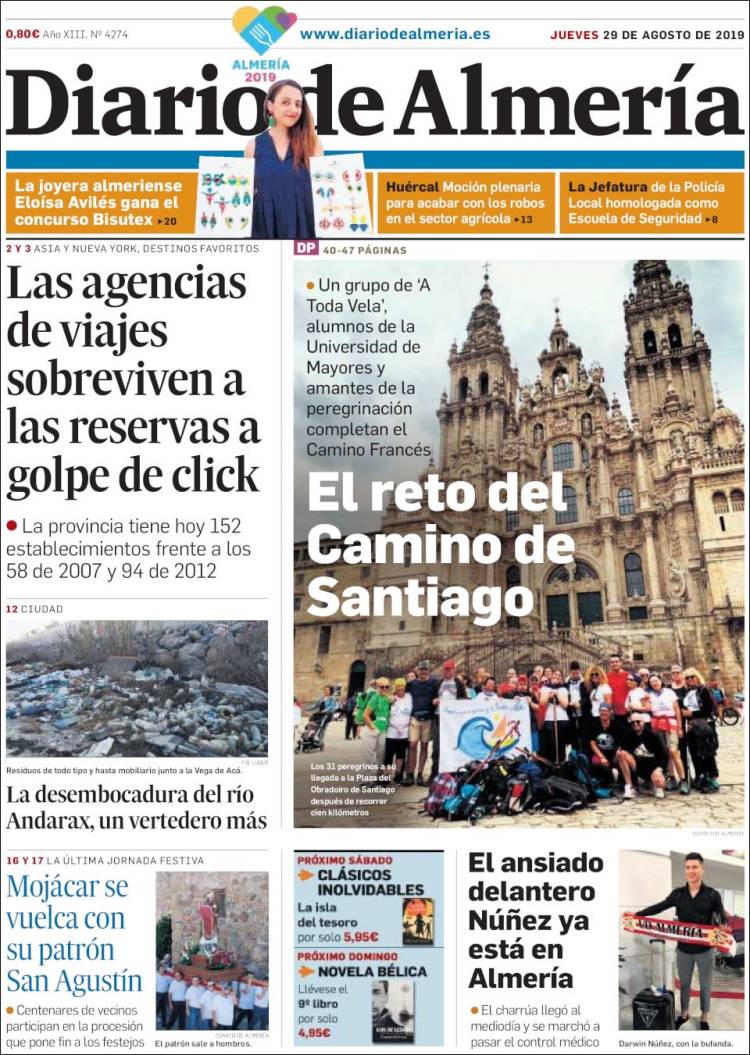 Portada de Diario de Almería (Espa&ntilde;a)