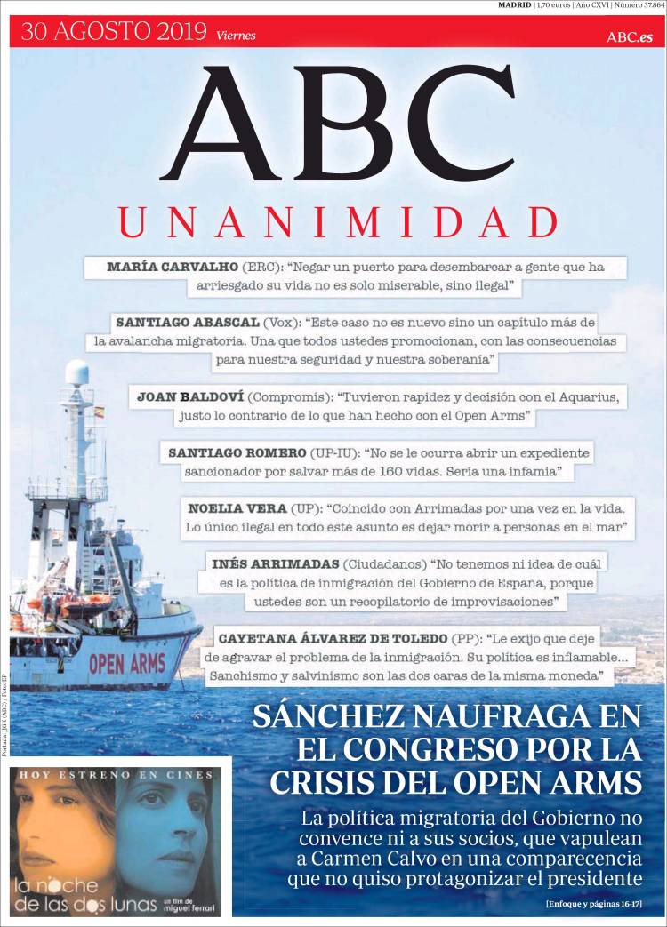 Portada de ABC (Espa&ntilde;a)