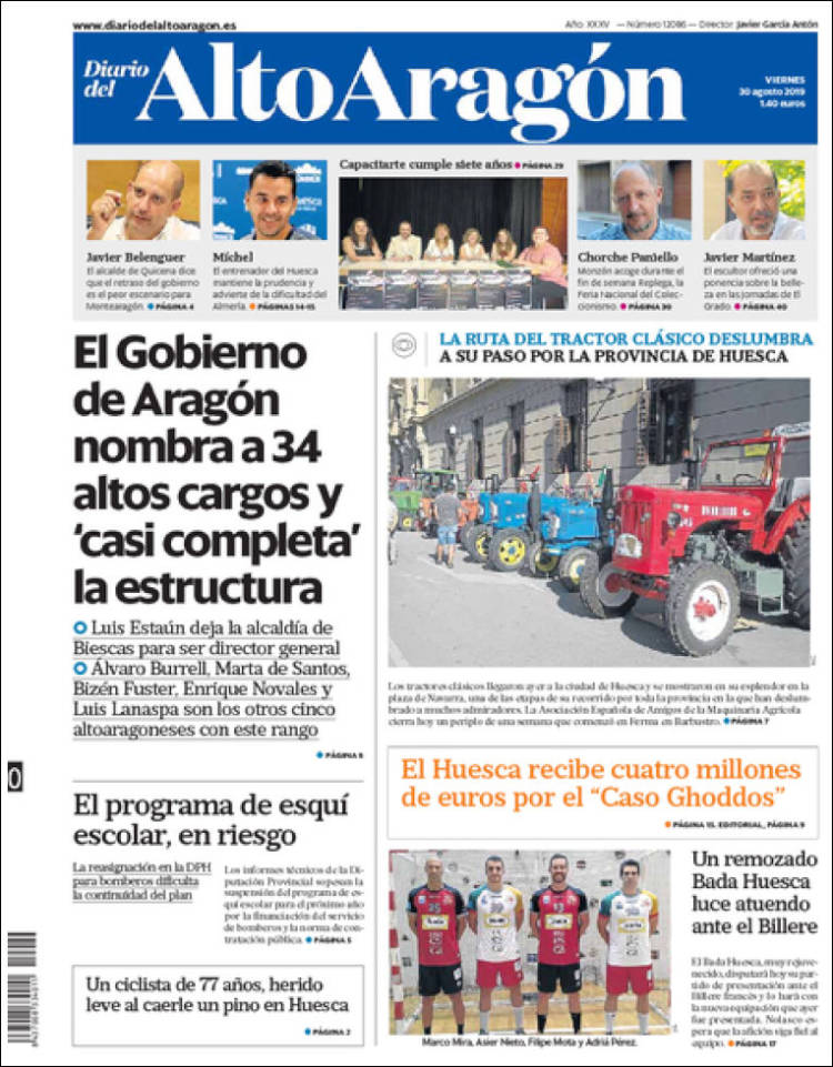 Portada de Diario del AltoAragón (Espa&ntilde;a)