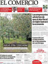 Portada de El Comercio - Gijón (Espa&ntilde;a)