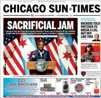 Portada de Chicago Sun-Times (USA)