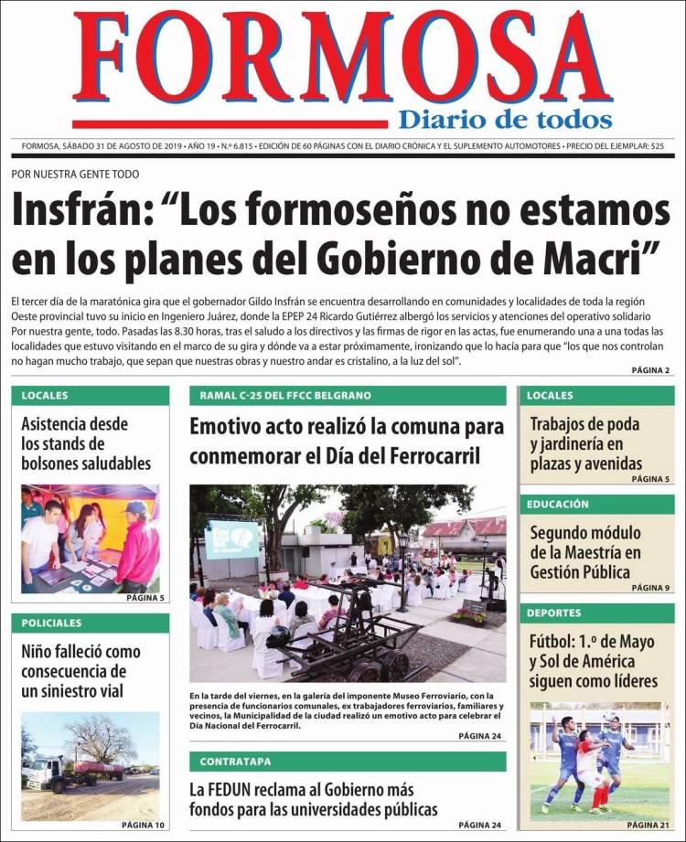 Portada de Formosa (Argentina)