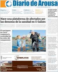 Portada de Diario de Arousa (Espa&ntilde;a)