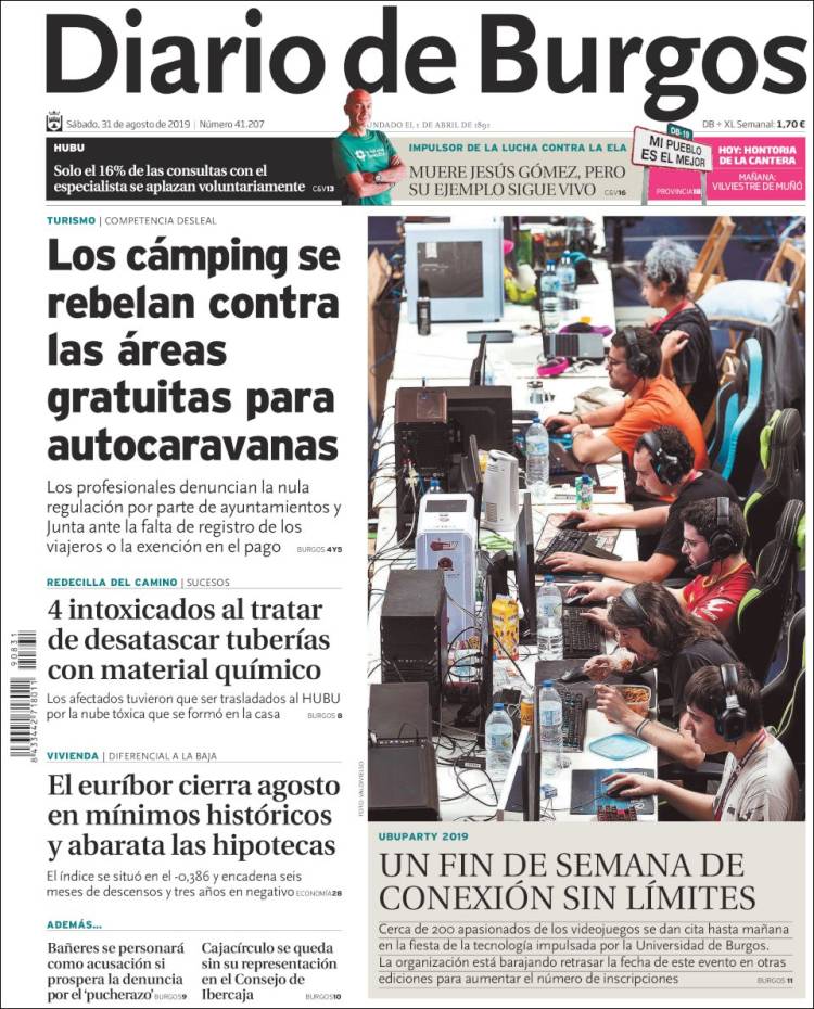 Portada de Diario de Burgos (Espa&ntilde;a)