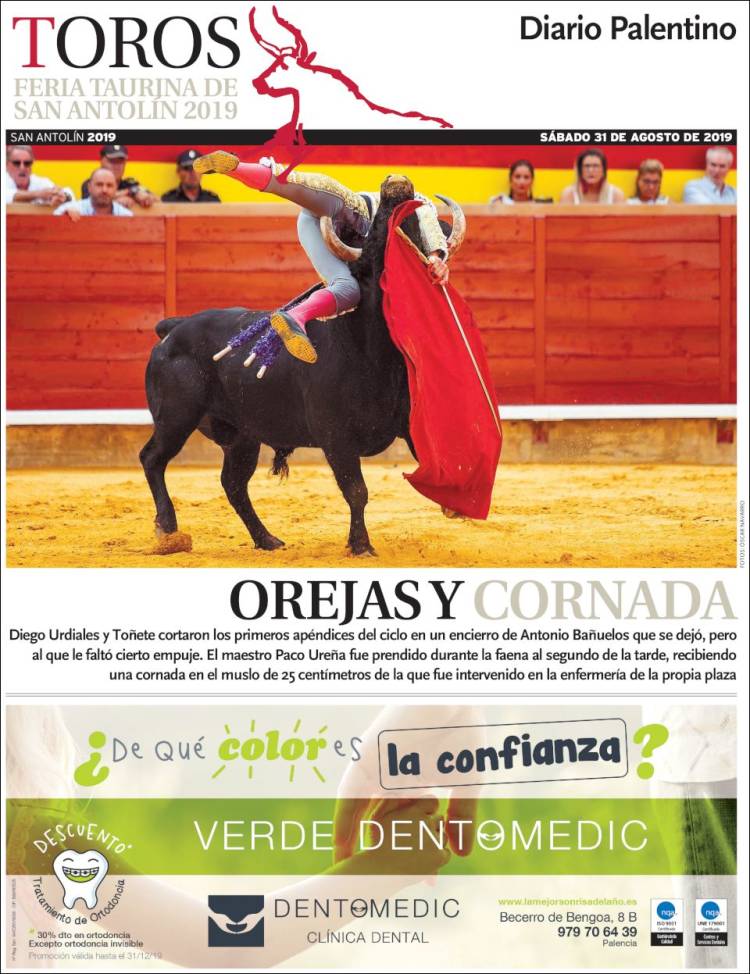 Portada de Diario Palentino (Espa&ntilde;a)