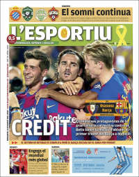 Portada de L'Esportiu (Espa&ntilde;a)