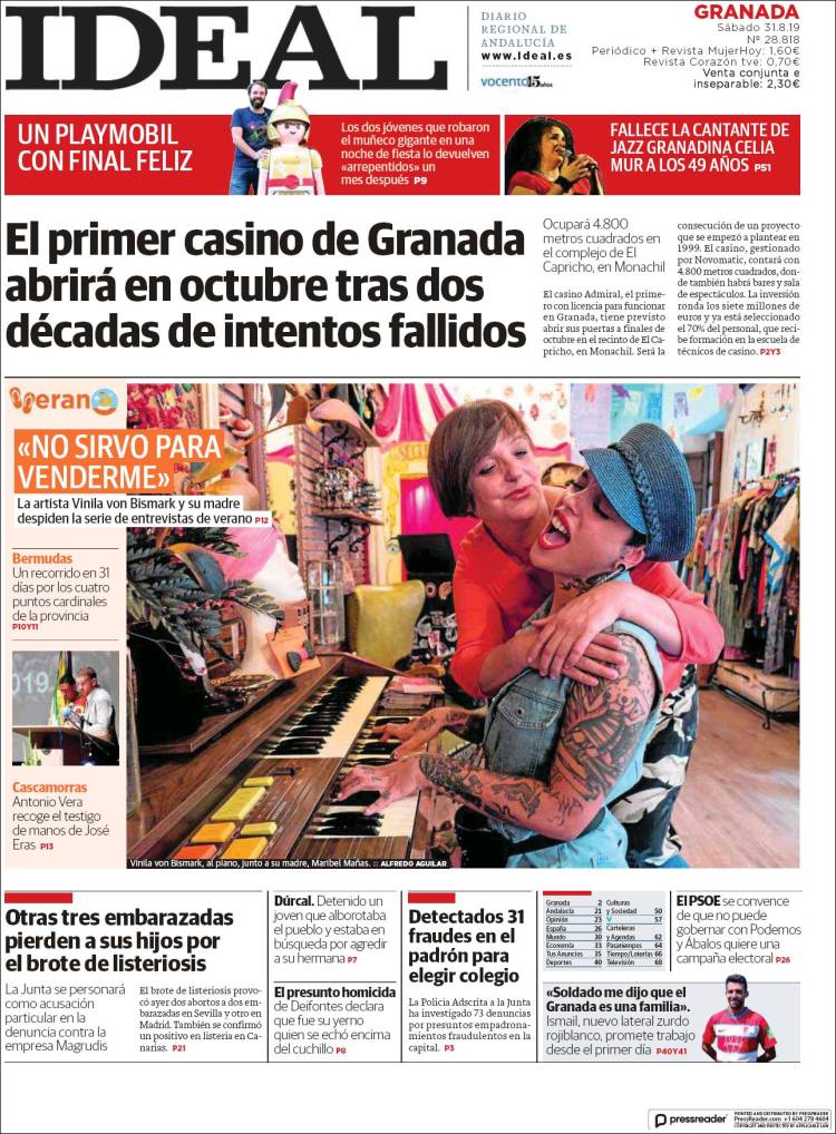 Portada de Ideal (Espa&ntilde;a)