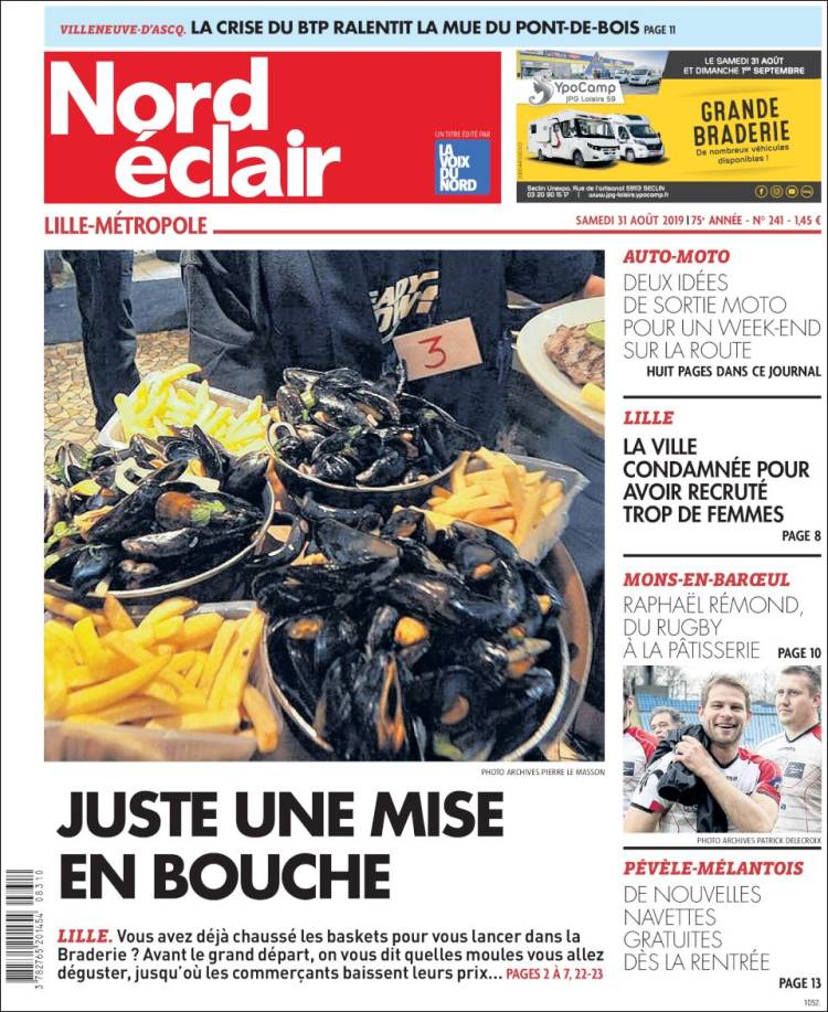 Portada de Nord Éclair (Francia)