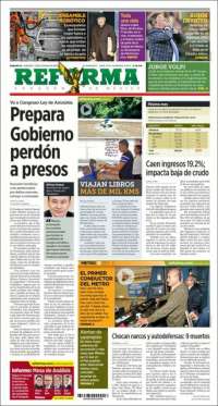 Portada de Reforma (M&eacute;xico)