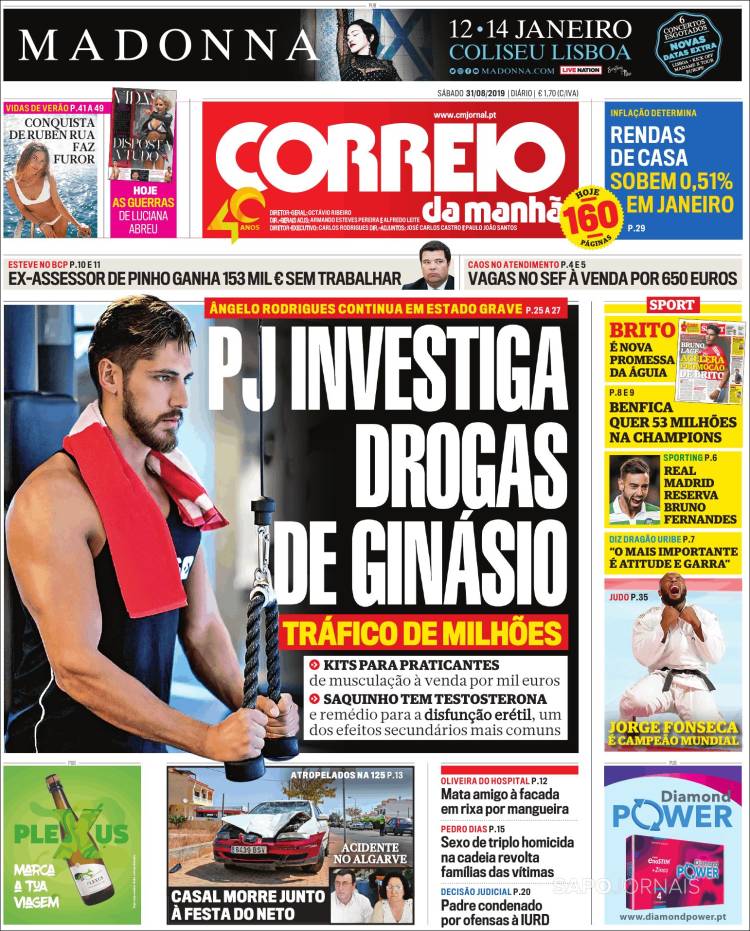 Portada de Correio da Manhã (Portugal)