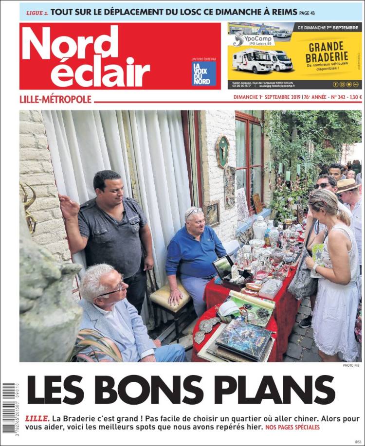 Portada de Nord Éclair (Francia)