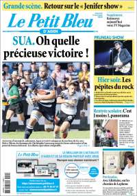 Portada de Le Petit Bleu (Francia)