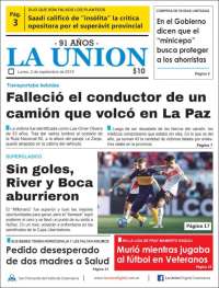 Portada de La Unión (Argentina)