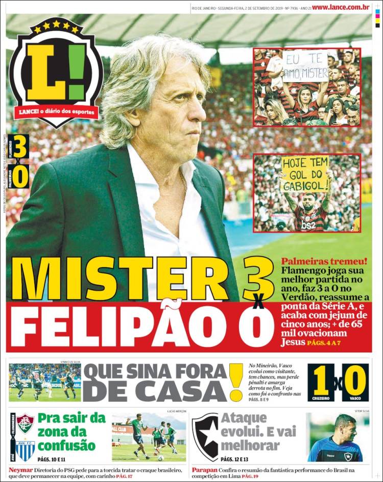 Portada de Lance! (Brasil)