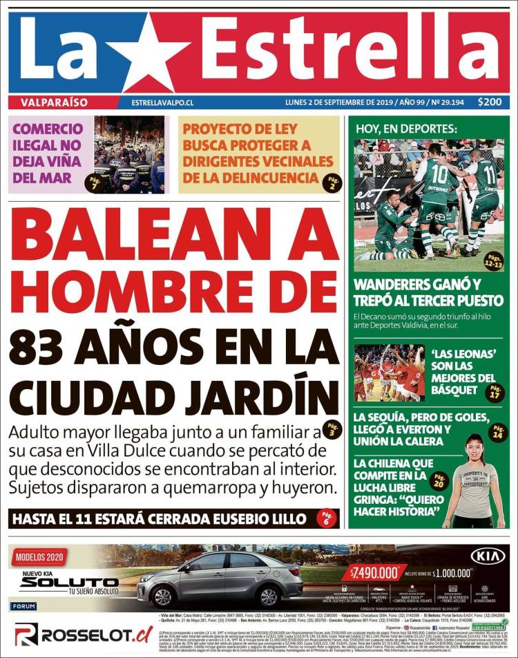 Portada de Estrella de Valparaiso (Chile)