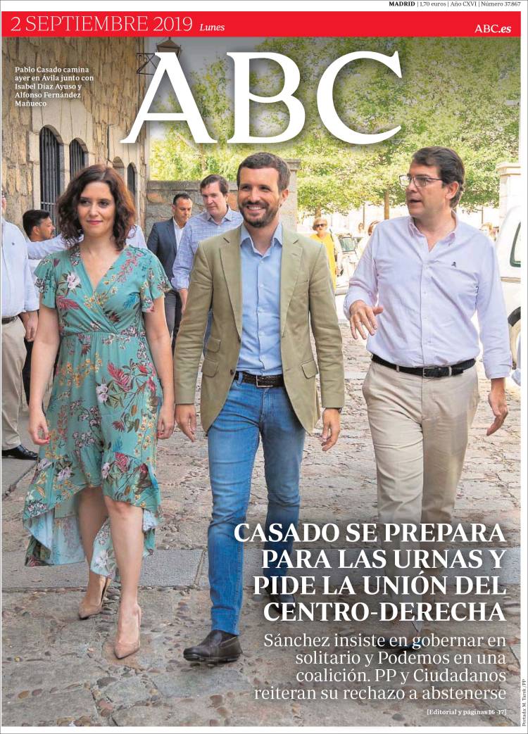 Portada de ABC (Espa&ntilde;a)