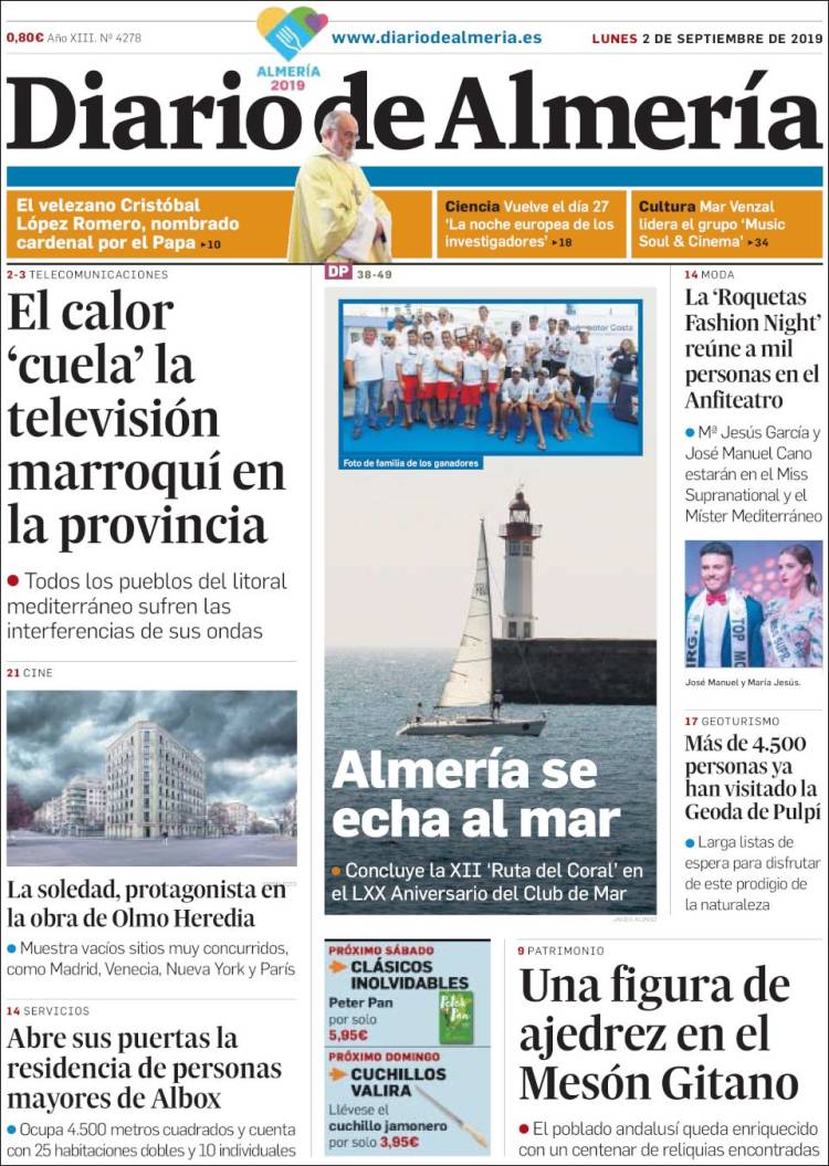 Portada de Diario de Almería (Espa&ntilde;a)