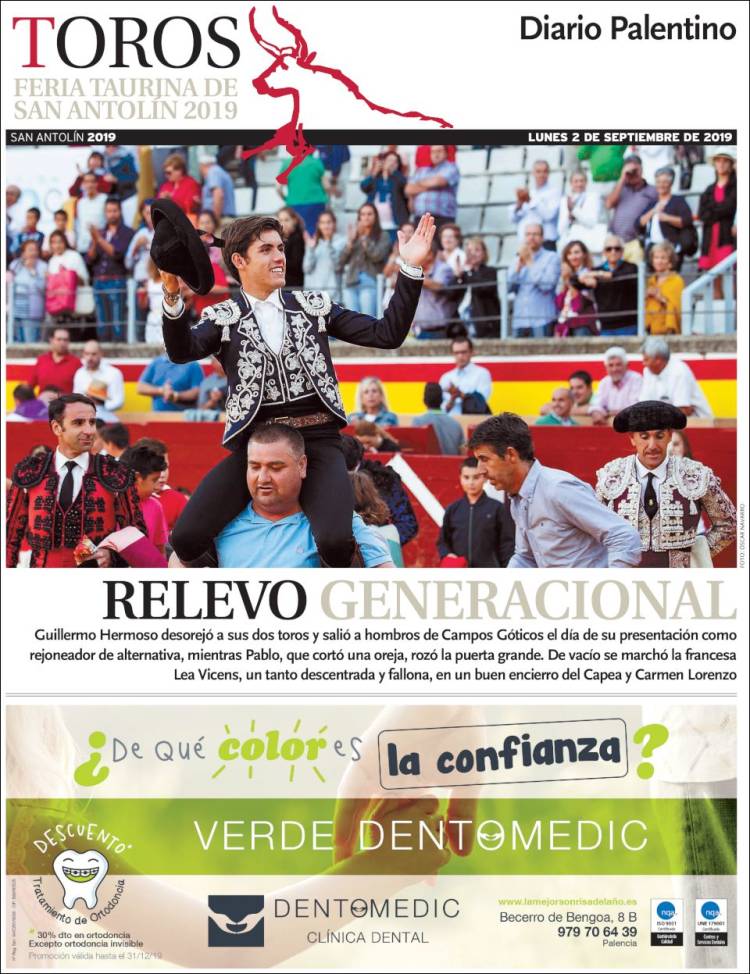 Portada de Diario Palentino (Espa&ntilde;a)