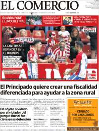 Portada de El Comercio - Gijón (Espa&ntilde;a)