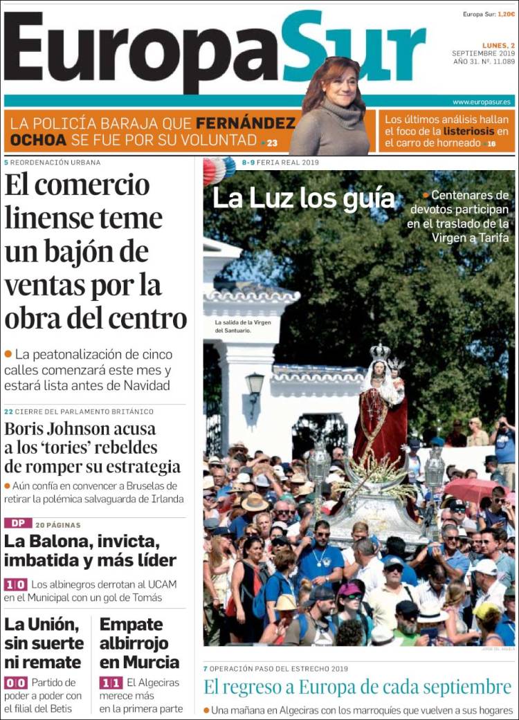 Portada de Europa Sur (Espa&ntilde;a)