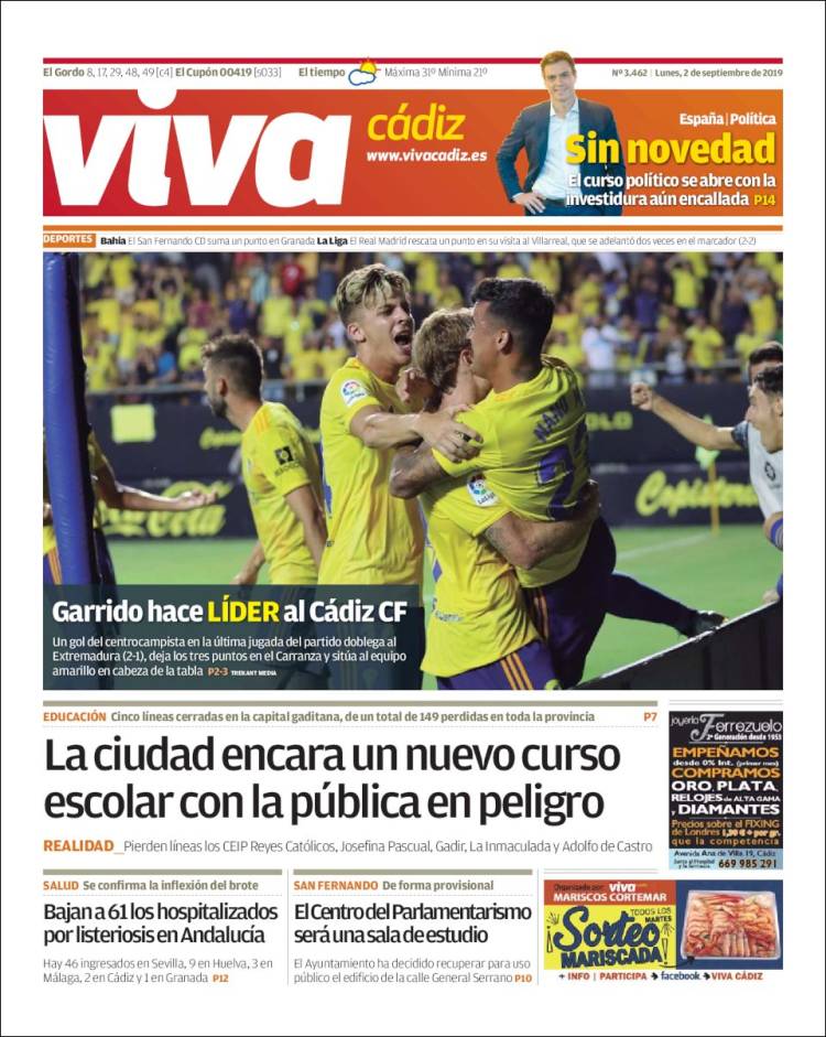 Portada de Información - Cadiz (Espa&ntilde;a)