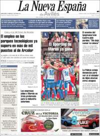 Portada de La Nueva España - Avilés (Espa&ntilde;a)