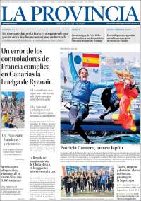 Portada de La Provincia (Espa&ntilde;a)
