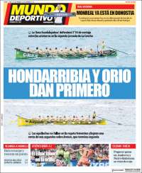 Portada de Mundo Deportivo Gipuzkoa (Espa&ntilde;a)