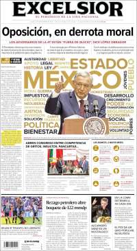 Portada de Excelsior (M&eacute;xico)