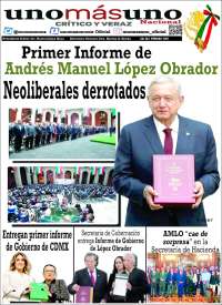 Portada de unomásuno (M&eacute;xico)