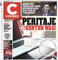Portada de Diario Correo (Per&uacute;)