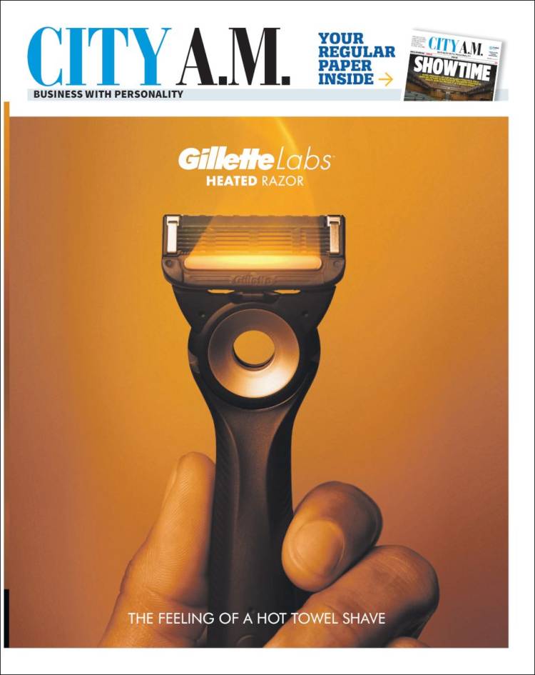 Portada de City A.M. (Reino Unido)