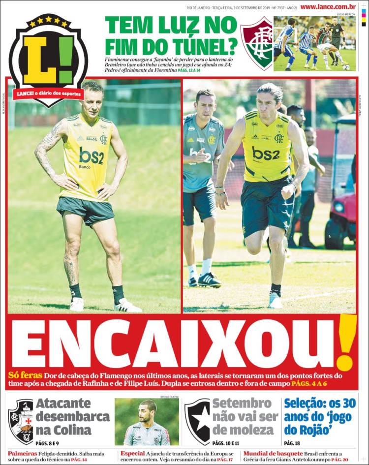 Portada de Lance! (Brasil)