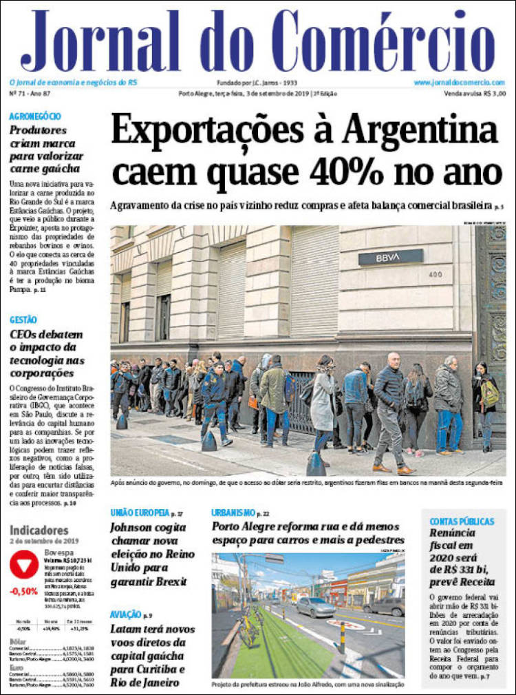 Portada de Jornal do Comércio (Brasil)