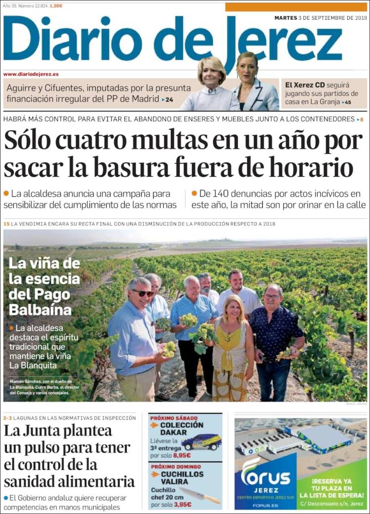 Portada de Diario de Jerez (España)