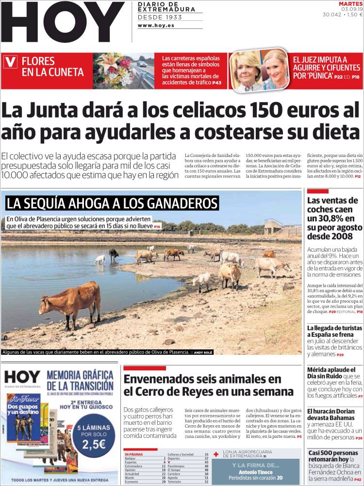 Portada de Hoy - Badajoz (España)