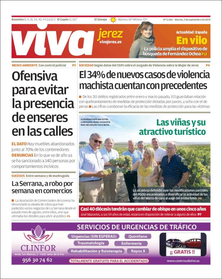 Portada de Información - Jerez (España)