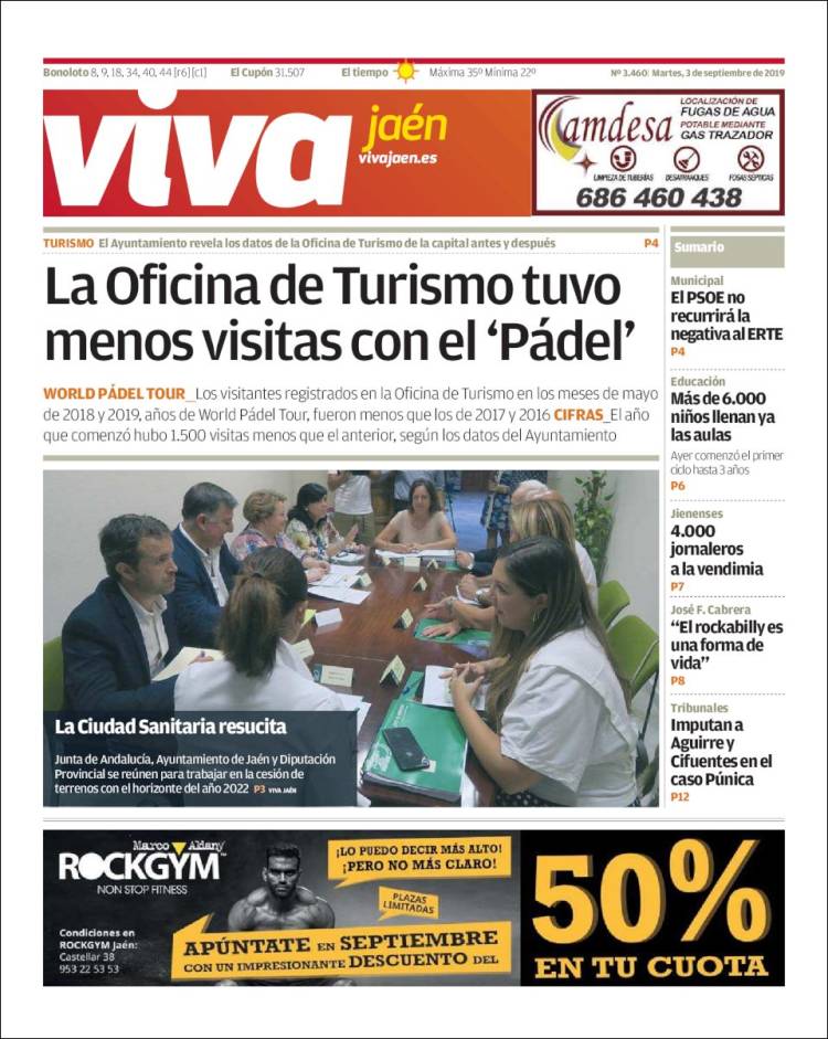 Portada de Viva Jaén (España)