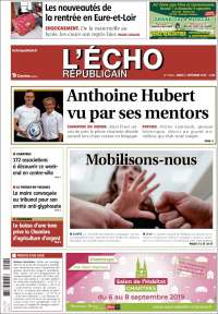 Portada de L'Echo Républicain (Francia)