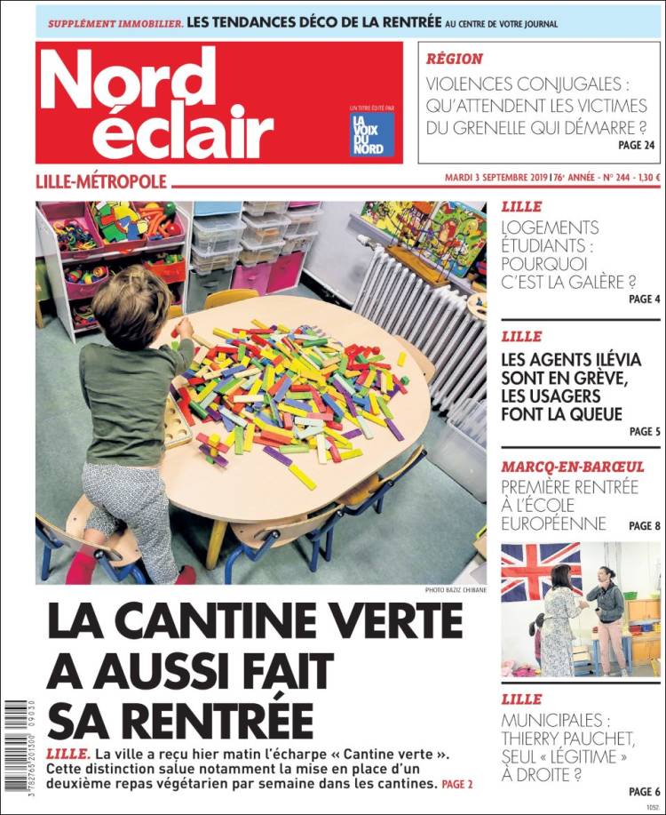 Portada de Nord Éclair (Francia)