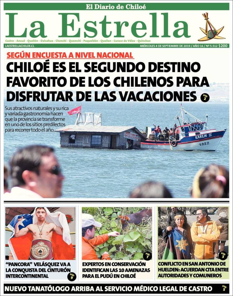 Portada de Estrella de Chiloé (Chile)
