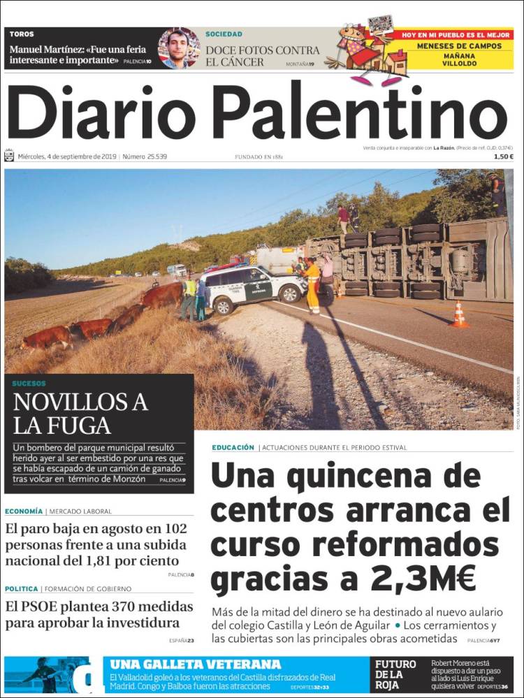 Portada de Diario Palentino (España)