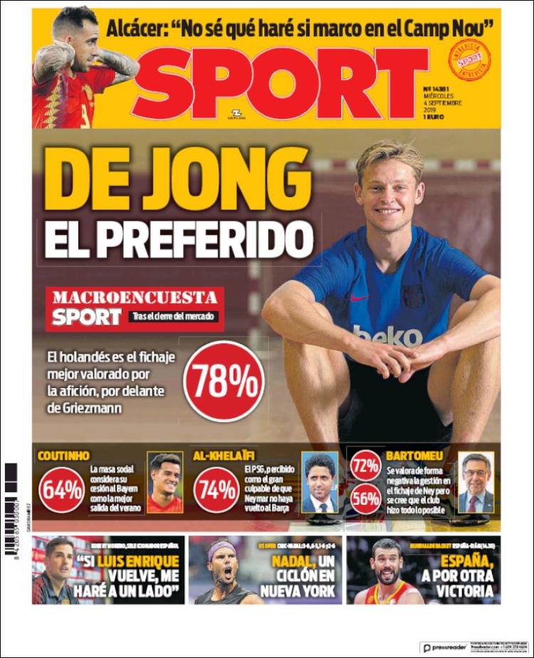 Portada de Sport (España)